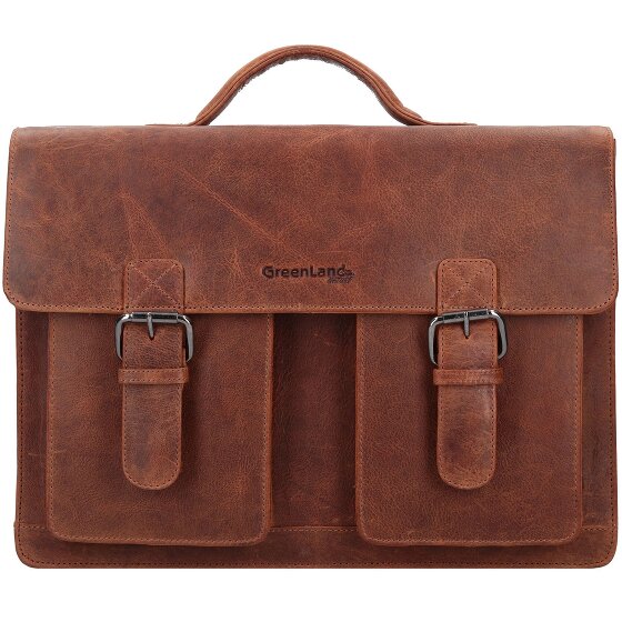 Greenland Nature Montana Aktentasche Leder 40 cm