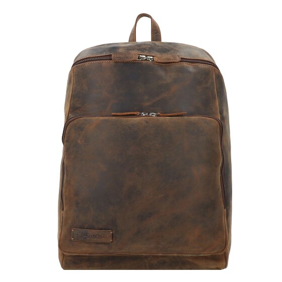 Plevier Hertz Daypack Leder 45 cm Laptopfach