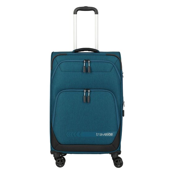 Travelite Kick Off 4 Rollen Trolley M 67 cm mit Dehnfalte