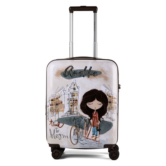 Anekke Tulip 4 Rollen Kabinentrolley 55 cm mit Dehnfalte