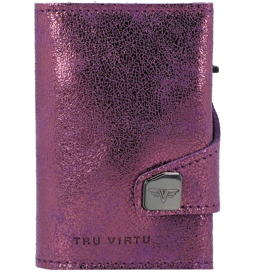 Tru Virtu Click & Slide Kreditkartenetui RFID Leder 6,5 cm