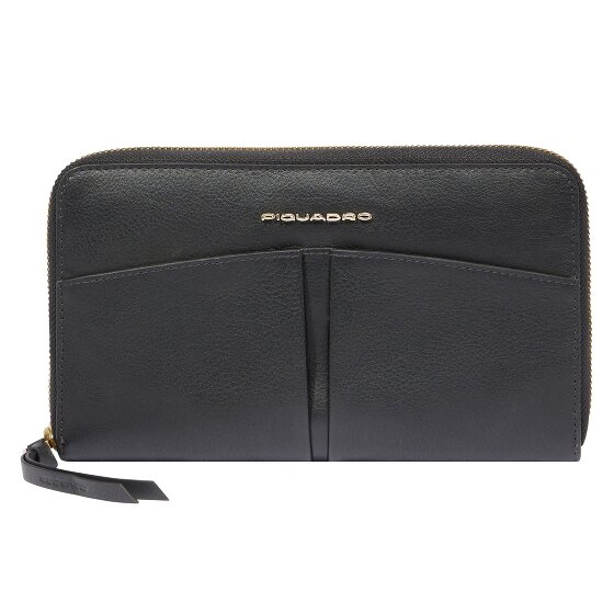 Piquadro Ashley Geldbörse RFID Schutz Leder 19 cm