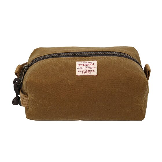 Filson Tin Cloth Kulturbeutel Leder 23 cm