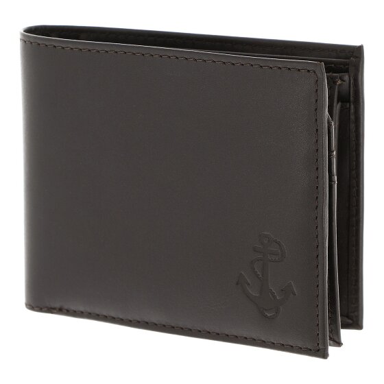 oxmox Leather Geldbörse RFID Schutz Leder 12 cm