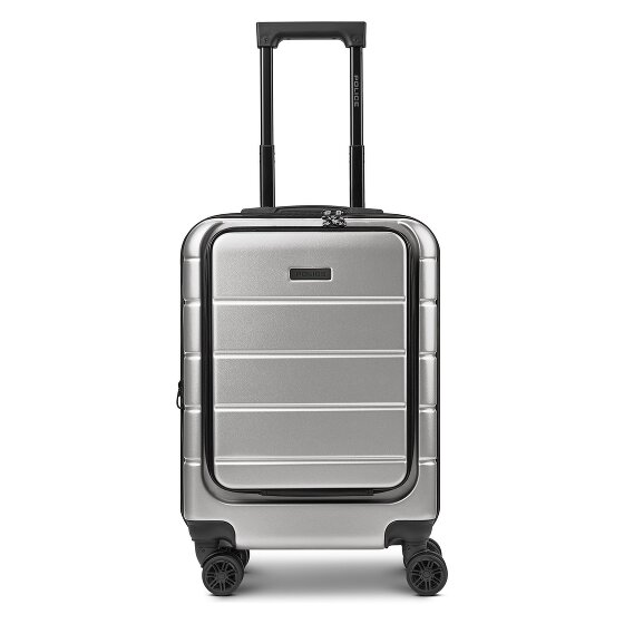 Police Dublin 4 Rollen Kabinentrolley S 54 cm Laptopfach mit Dehnfalte