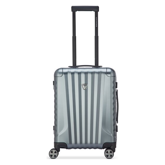 Roncato Uno Aluminium 4-Rollen Kabinentrolley Aluminium 55 cm