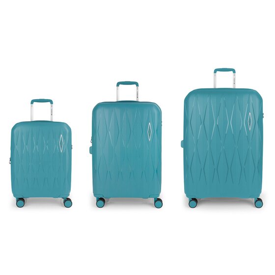 Gabol Infinity 4 Rollen Kofferset 3-teilig mit Dehnfalte
