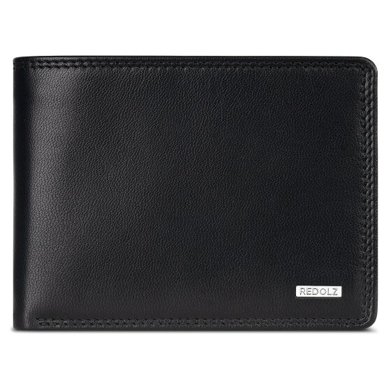 Redolz Leather Essentials QF Geldbörse RFID Leder 12 cm ausklappbar