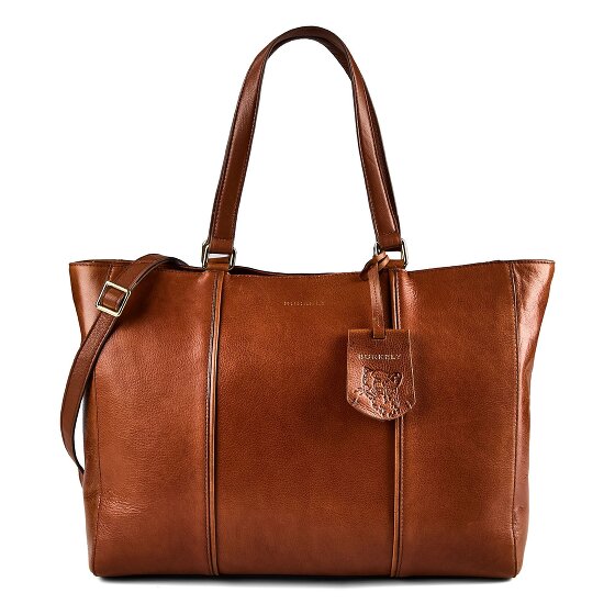 Burkely Fine Florence Shopper Tasche Leder 36 cm Laptopfach