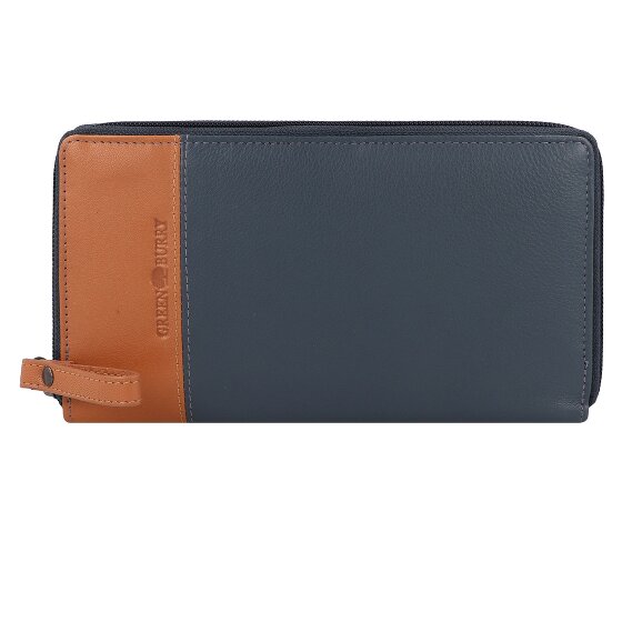 Greenburry Nappa Geldbörse RFID Schutz Leder 19.5 cm