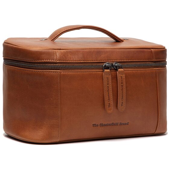 The Chesterfield Brand Wax Pull Up Kulturbeutel Leder 29 cm