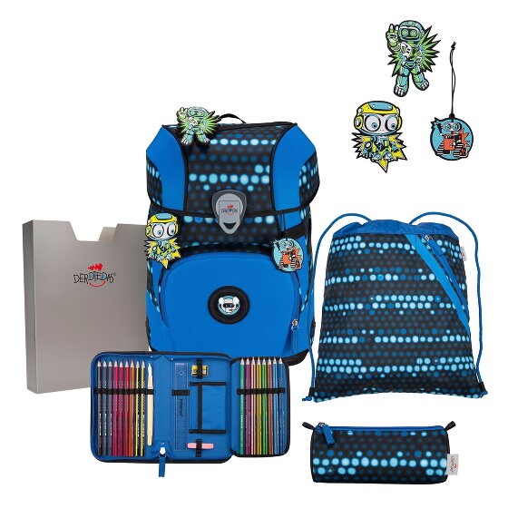 DerDieDas ErgoFlex Tiny Superflash Schulranzen-Set 6-teilig