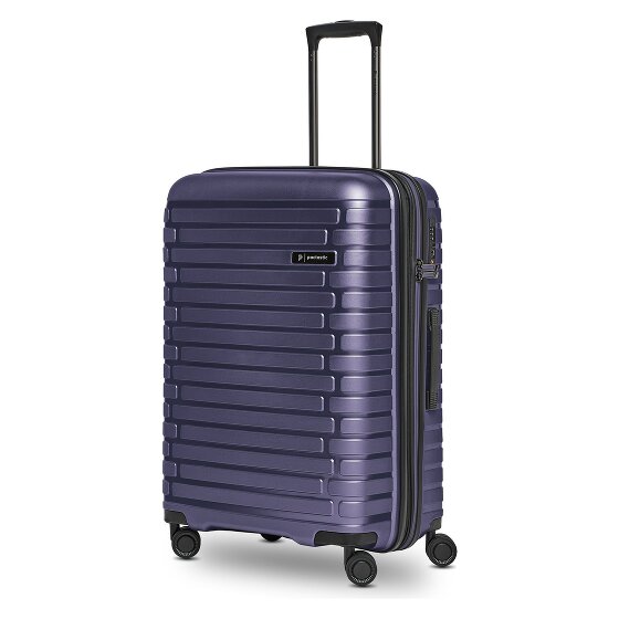Pactastic Collection 04 THE MEDIUM + 4 Rollen Trolley M 66 cm mit Dehnfalte