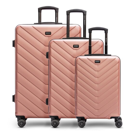 Redolz Essentials 07 3-SET 4 Rollen Kofferset 3-teilig