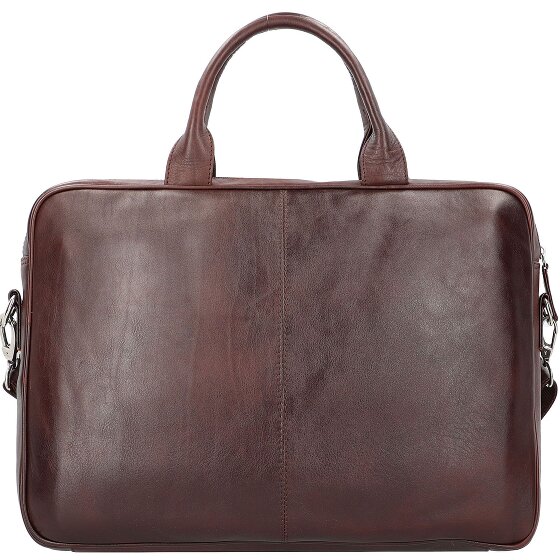Dermata Aktentasche Leder 39 cm Laptopfach