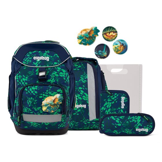 Ergobag Pack Schulranzen-Set 6tlg. inkl. Klettie-Set