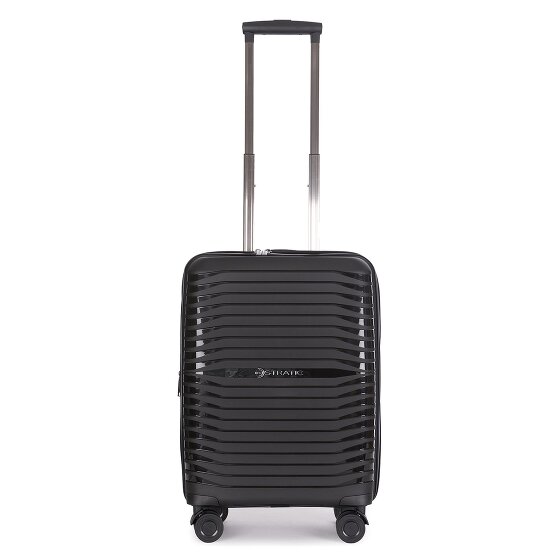 Stratic Bright+ 4 Rollen Kabinentrolley S 55 cm mit Dehnfalte