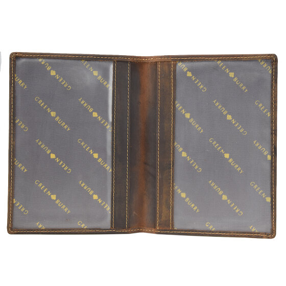 Greenburry Vintage Hirsch Ausweisetui Leder 12 cm