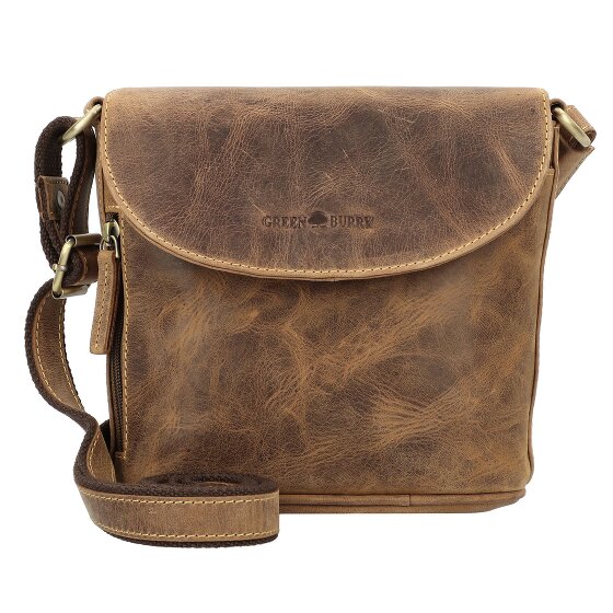 Greenburry Vintage Umhängetasche Leder 20 cm