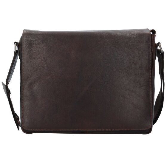 Leonhard Heyden Roma Messenger Leder 38 cm Laptopfach