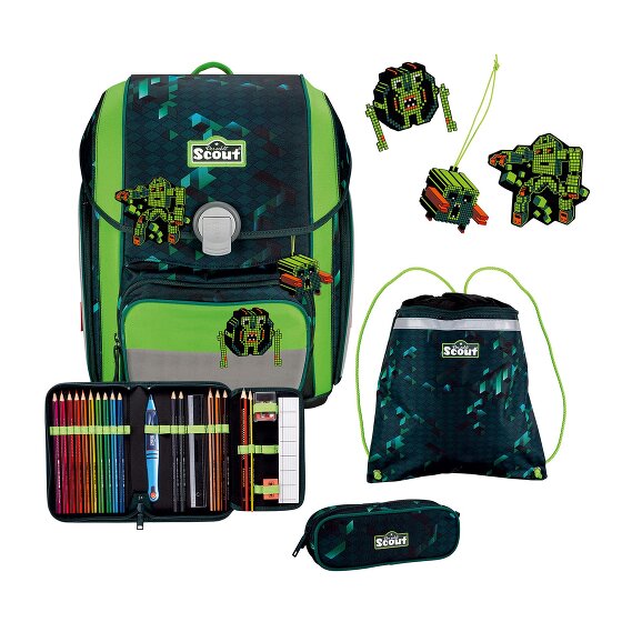 Scout Genius Schulranzen-Set 4-teilig