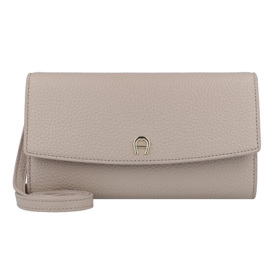 AIGNER Fashion Clutch Geldbörse Leder 12.5 cm beige