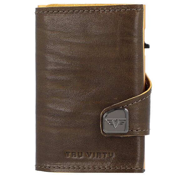 Tru Virtu Click & Slide Kreditkartenetui RFID Leder 6,5 cm