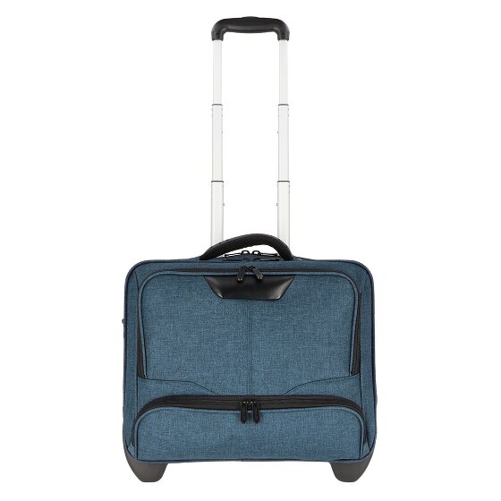 Dermata 2 Rollen Businesstrolley 41 cm Laptopfach