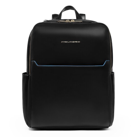 Piquadro Blue Square Daypack RFID Schutz Leder 37 cm Laptopfach