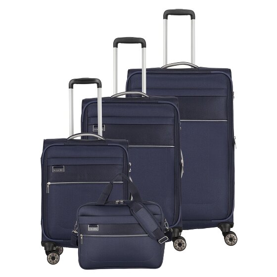 Travelite Miigo 4 Rollen Kofferset 4-teilig mit Dehnfalte