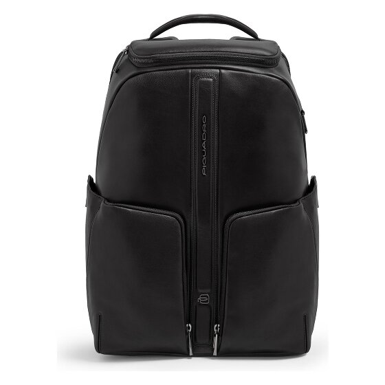 Piquadro Victor Daypack RFID Schutz Leder 46 cm Laptopfach