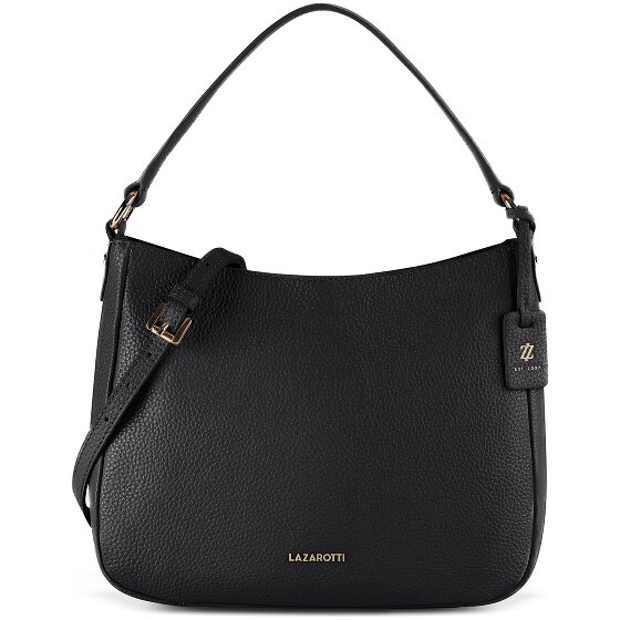 Lazarotti Bologna Leather Hobo Schultertasche Leder 27 cm