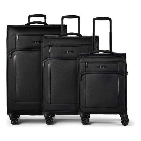 d&n Travel Line 9804 4 Rollen Kofferset 3-teilig mit Dehnfalte