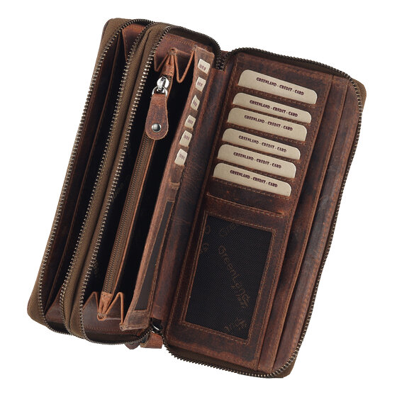 Greenland Nature Montana Geldbörse Leder 19 cm