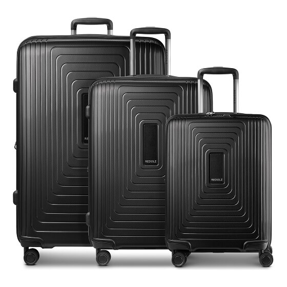Redolz Essentials 14 4 Rollen Kofferset 3-teilig mit Dehnfalte