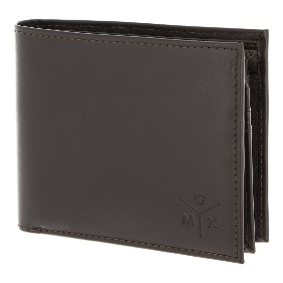oxmox Leather Geldbörse RFID Schutz Leder 12 cm