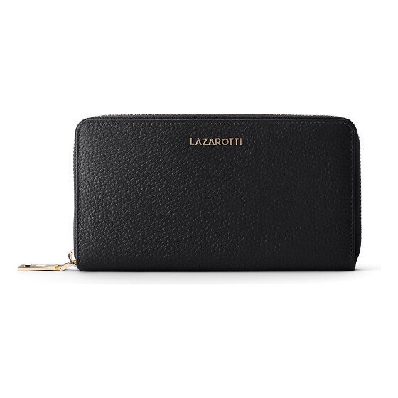Lazarotti Bologna Leather XL Zip-Around Geldbörse Leder 19 cm