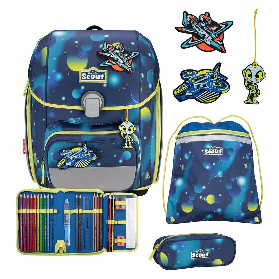 Scout Genius LED Schulranzen-Set 4tlg.