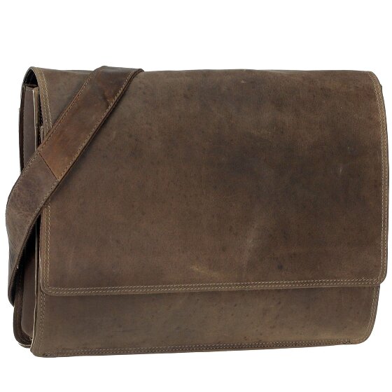 Harold's Antic Aktentaschen Messenger Leder 38 cm Laptopfach