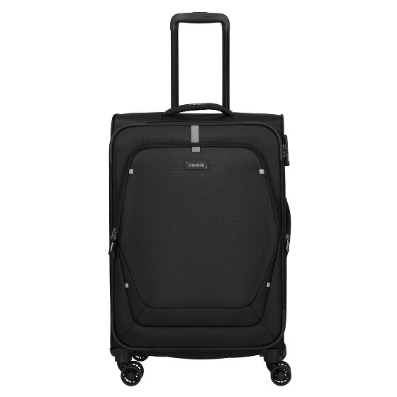 Travelite Umbria 4 Rollen Trolley M 67 cm mit Dehnfalte