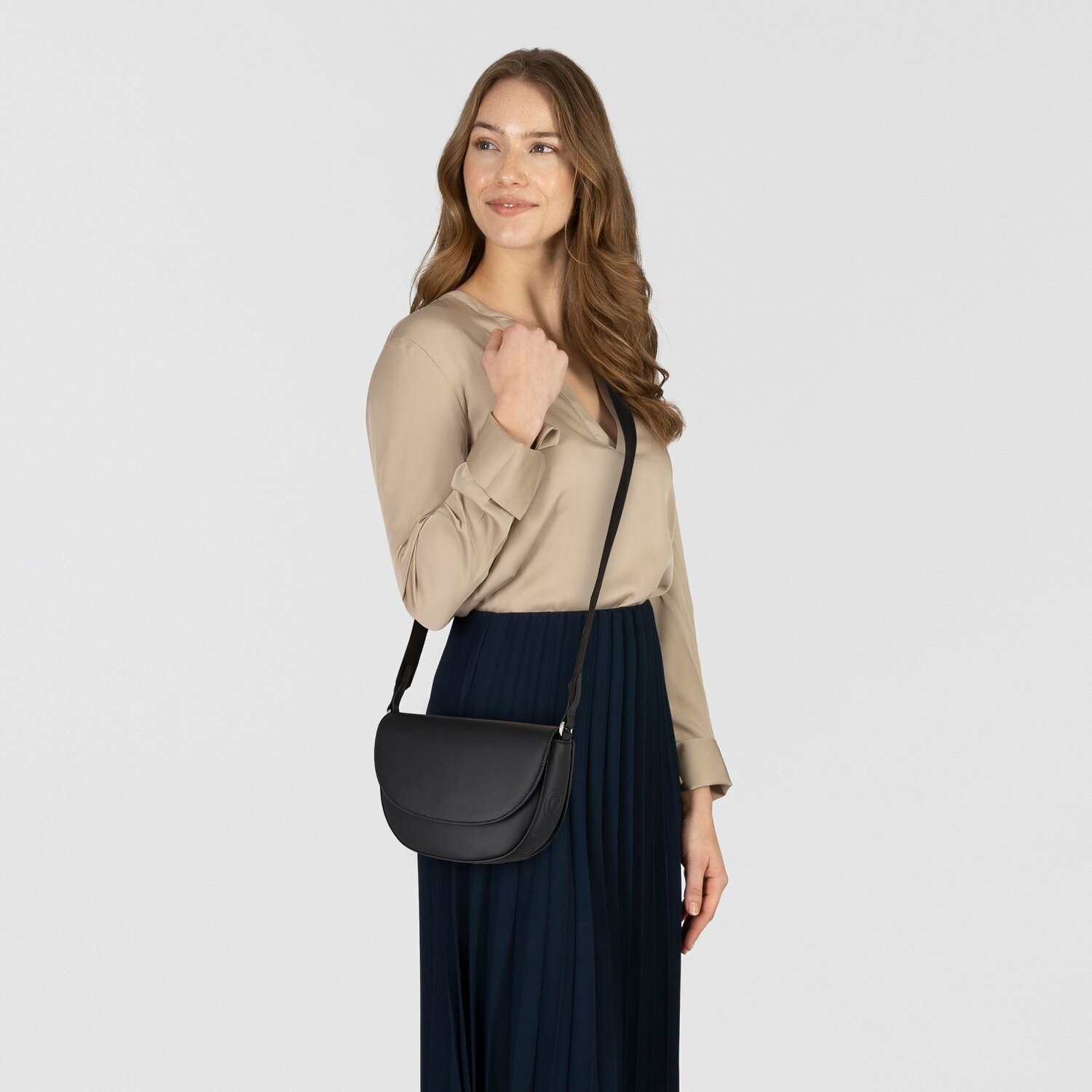 Leather Marco Polo Rucksack Schwarz Polo Damen Handtasche Marco