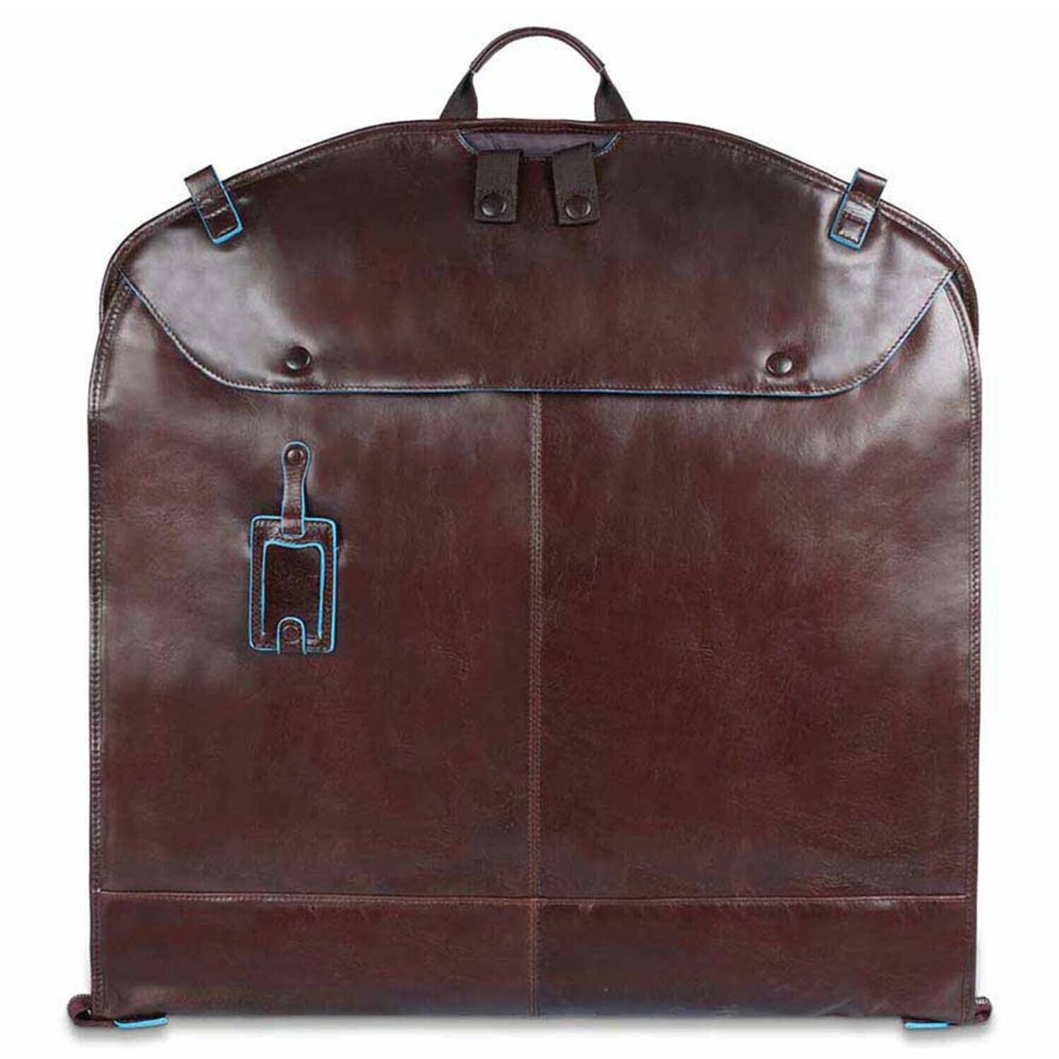 Piquadro Blue Square Kleidersack Leder 55 cm mahagonibraun