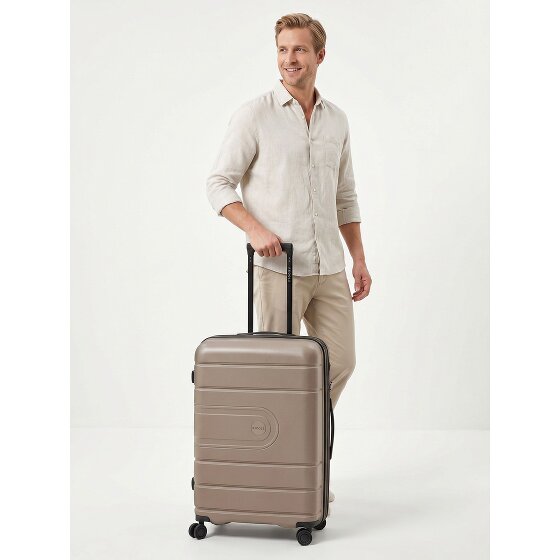 Redolz Essentials 11 4 Rollen Trolley 66 cm mit Dehnfalte