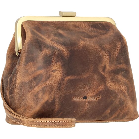 Greenburry Vintage Clappy Umhängetasche Leder 23 cm