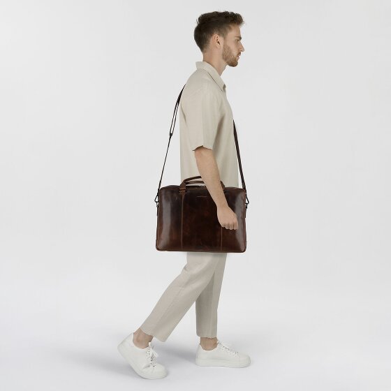 Greenburry Newport Aktentasche Leder 43 cm Laptopfach