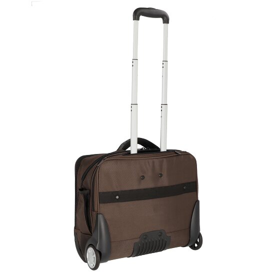 Dermata 2 Rollen Businesstrolley 41 cm Laptopfach