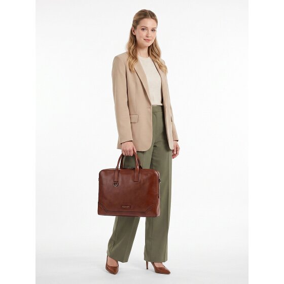 The Bridge Matteo Aktentasche Leder 38 cm Laptopfach