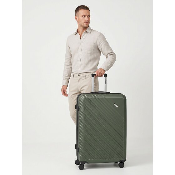 Check.In Paradise 2.0 4 Rollen Trolley L 78 cm mit Dehnfalte