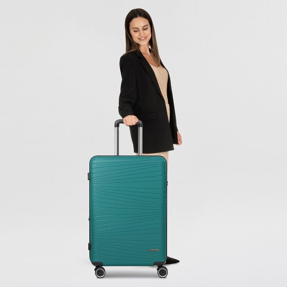 Franky Dallas 3.0 4 Rollen Trolley M 65 cm mit Dehnfalte