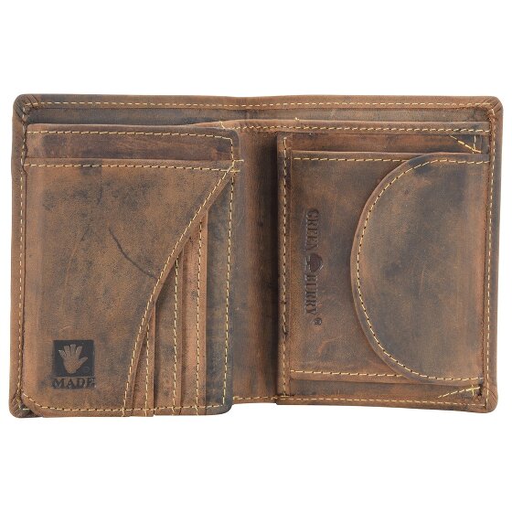 Greenburry Vintage Adler Geldbörse Leder 9,5 cm